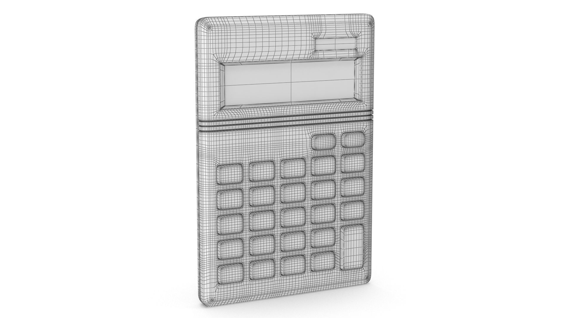 Calculator tablet holder Low-poly 3D model_7
