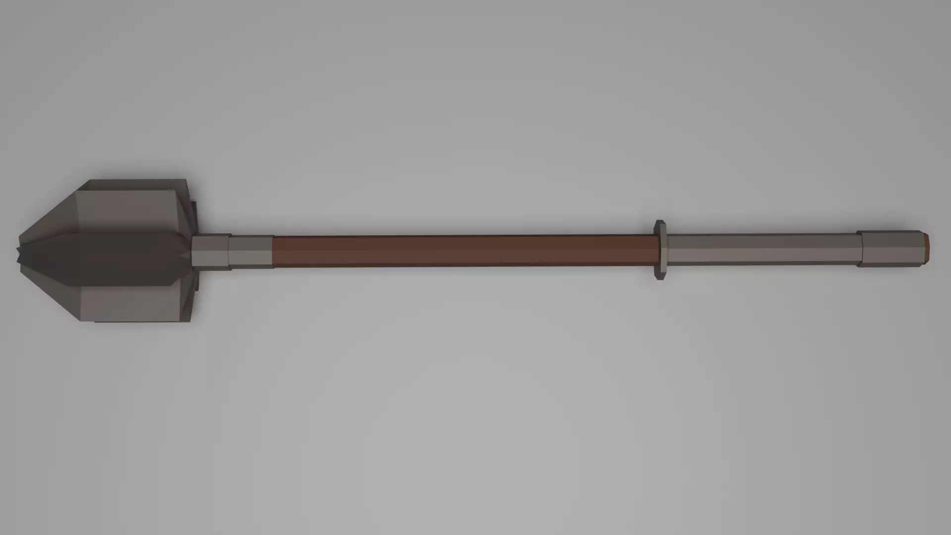 medieval mace Low-poly 3D model