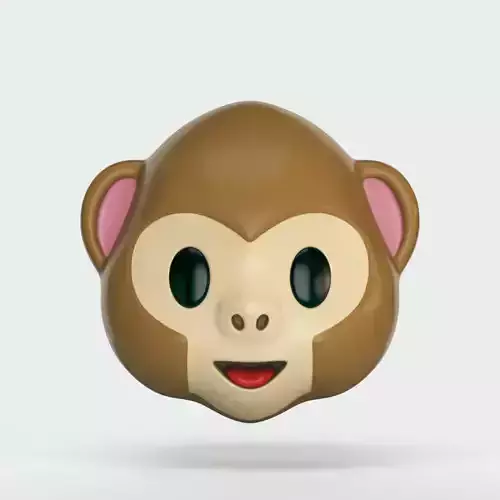 3D Emoji - Monkey 