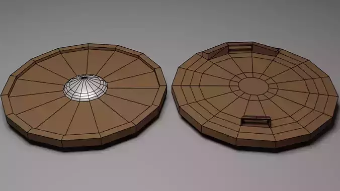 shield plate with hole in middle