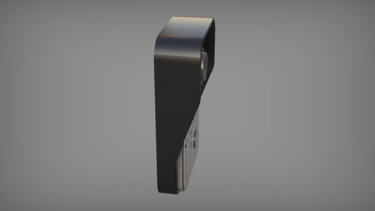 Door Intercom Low-poly 3D model_15