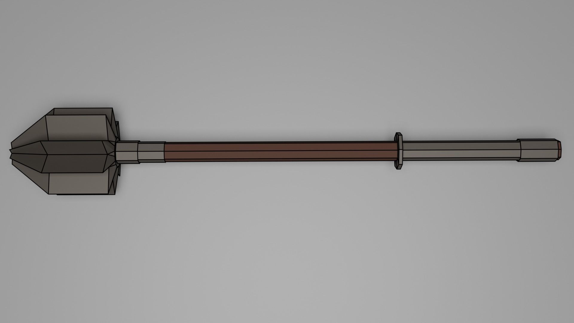 weaponry pack Low-poly 3D model_6