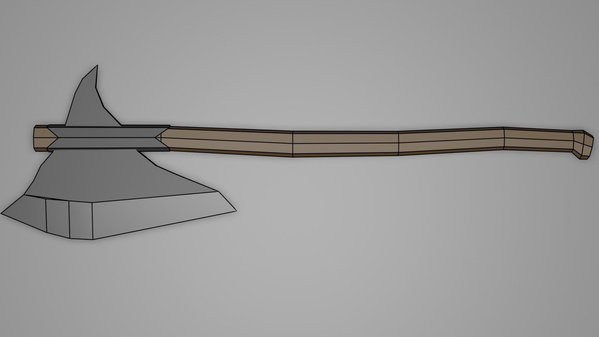 weaponry pack Low-poly 3D model_9