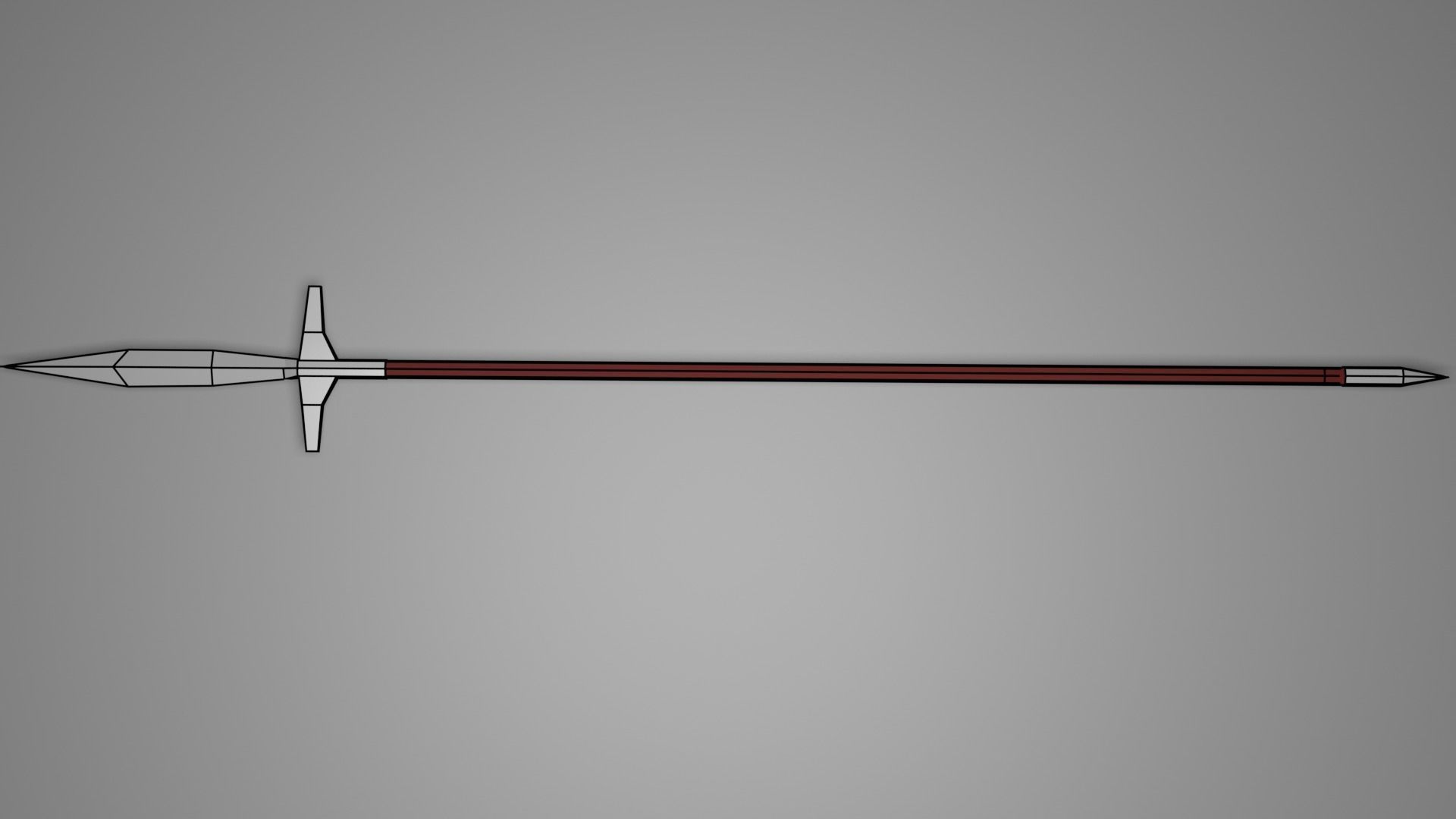 weaponry pack Low-poly 3D model_7