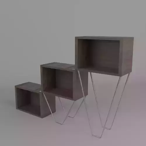 Cubic bookshelf