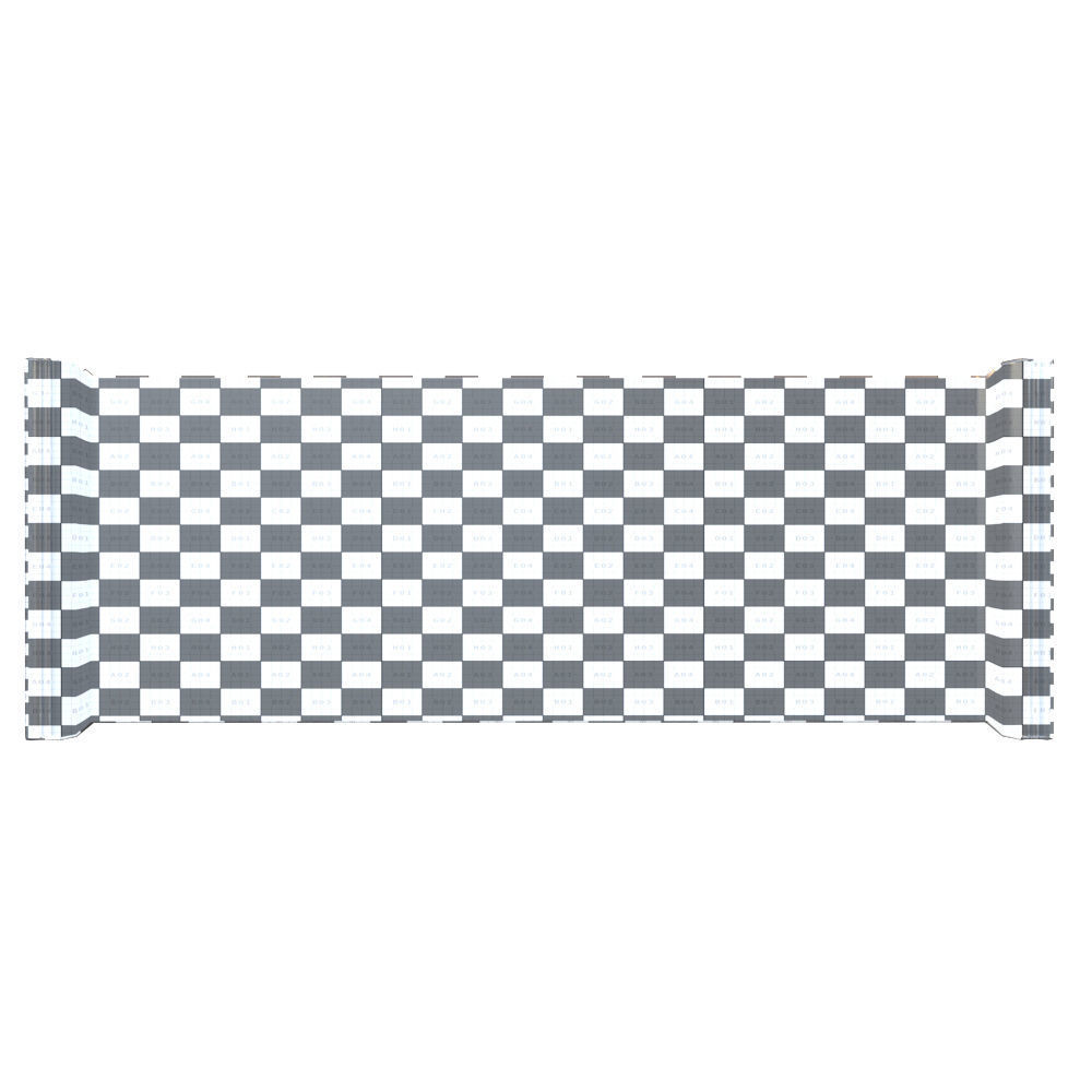 Hersheys CookiesNCreme Chocolate Bar 3D model_4