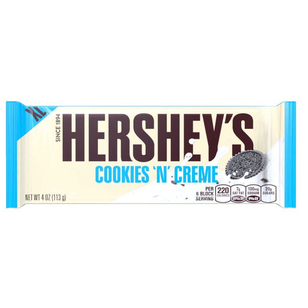 Hersheys CookiesNCreme Chocolate Bar 3D model_1