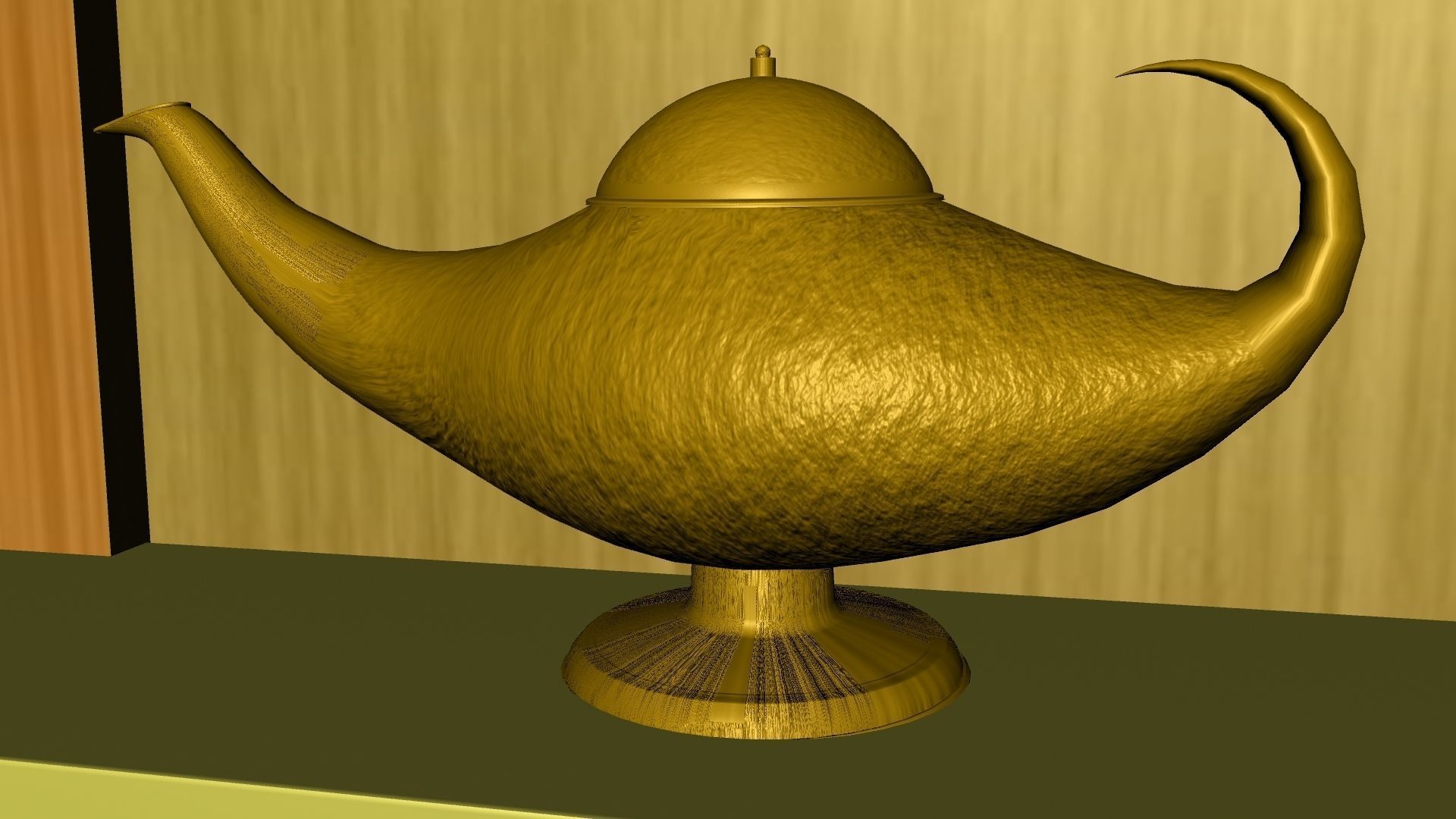 Television Table 3D model_14