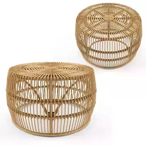 Pyronia Rattan Cage Coffee Table Natural