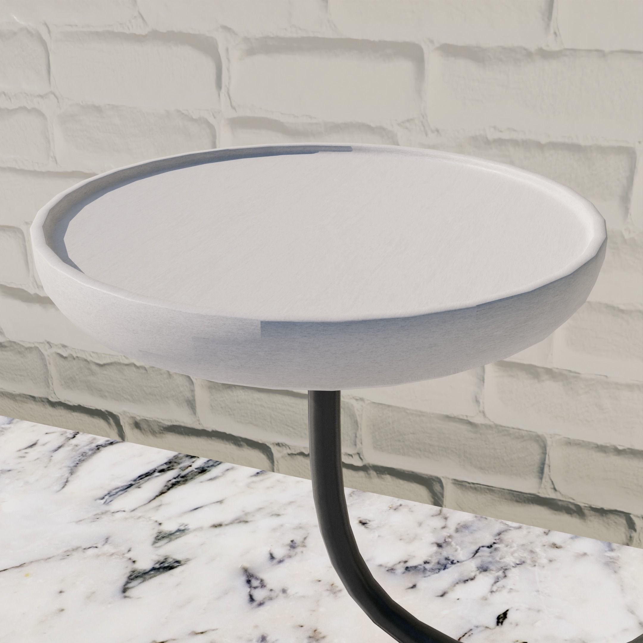 Five lamps with different designs Low-poly 3D model_17