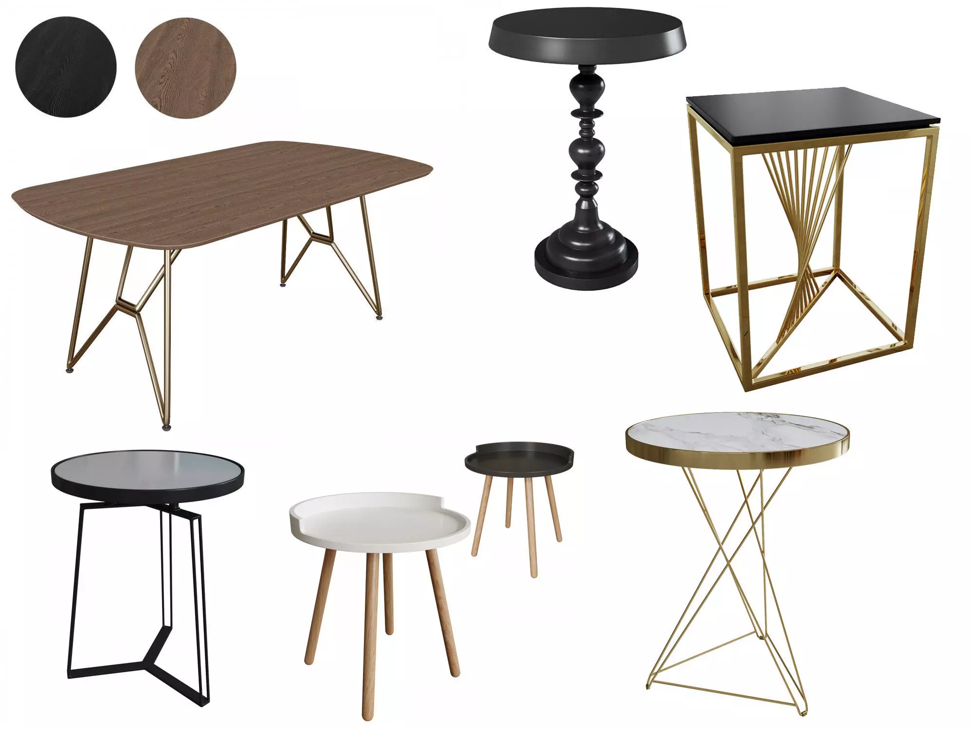 Table set vol 1 3D model_0