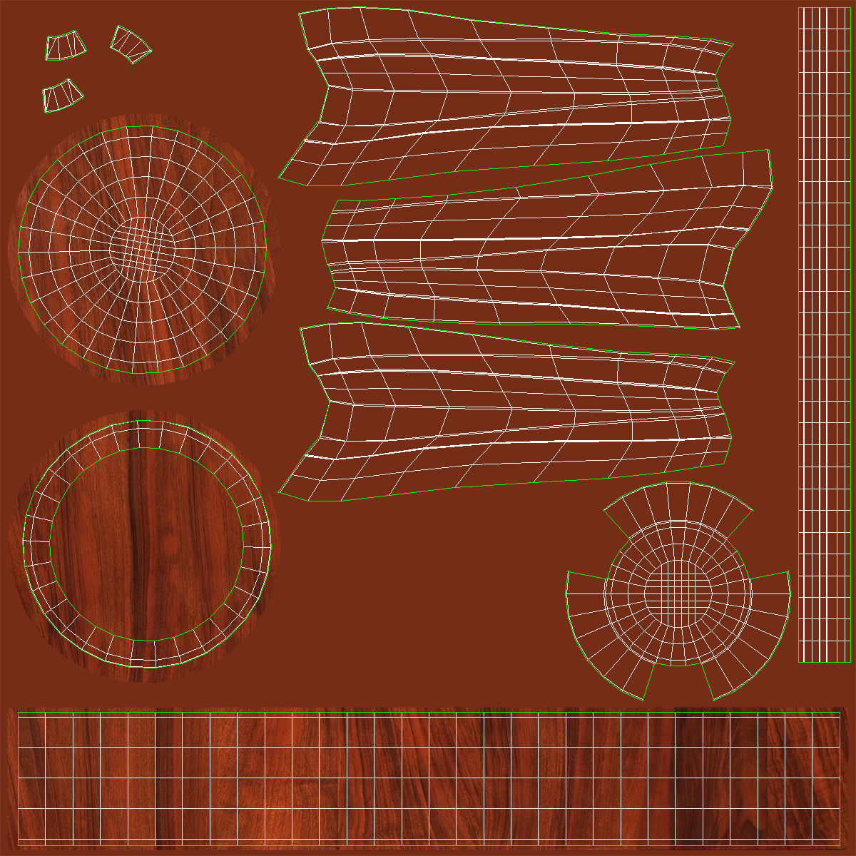 Gold Cup and Soccer Ball Low-poly 3D model_15