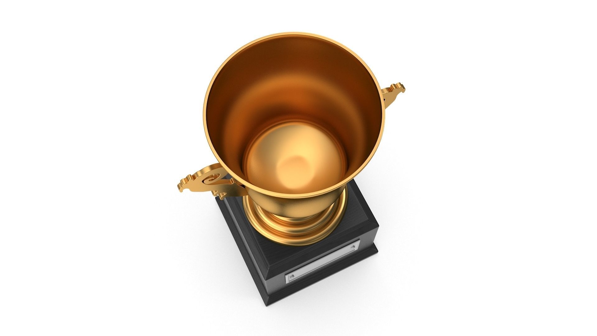 Gold Cup Low-poly 3D model_4
