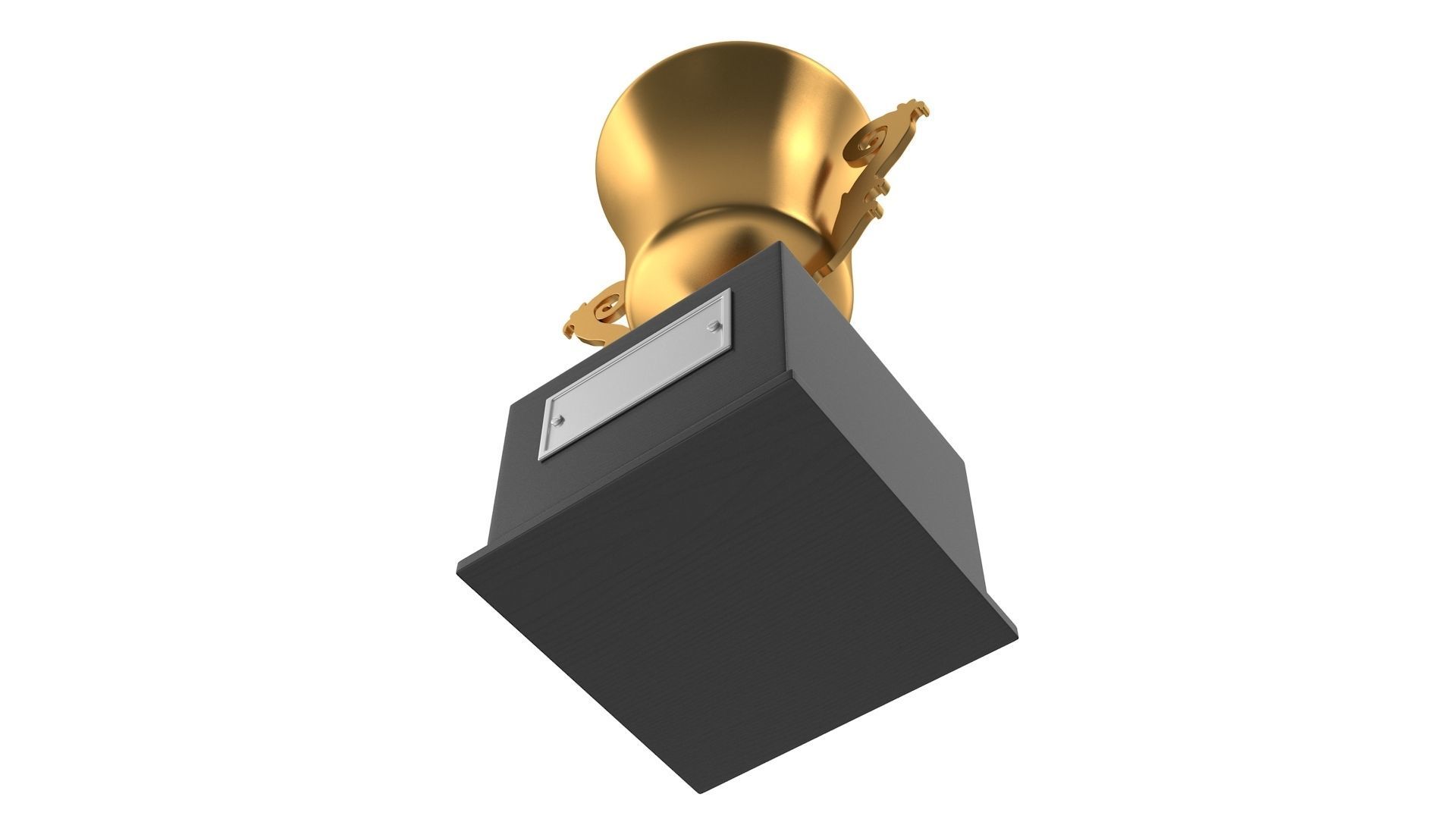 Gold Cup Low-poly 3D model_5