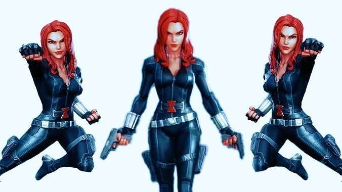 BLACK WIDOW 2021 3D model