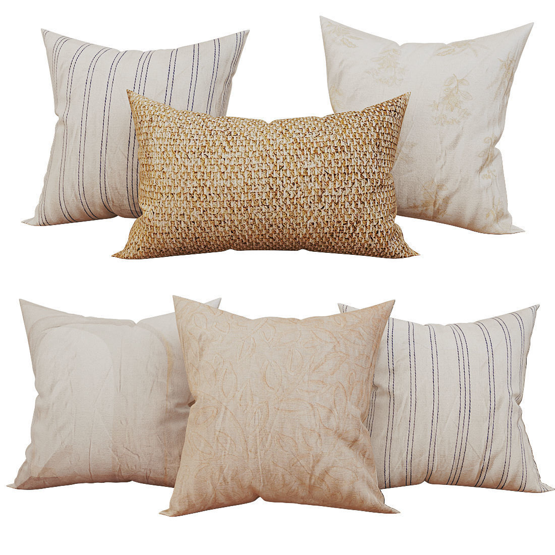 Decorative set pillow vol 5 3D model_10