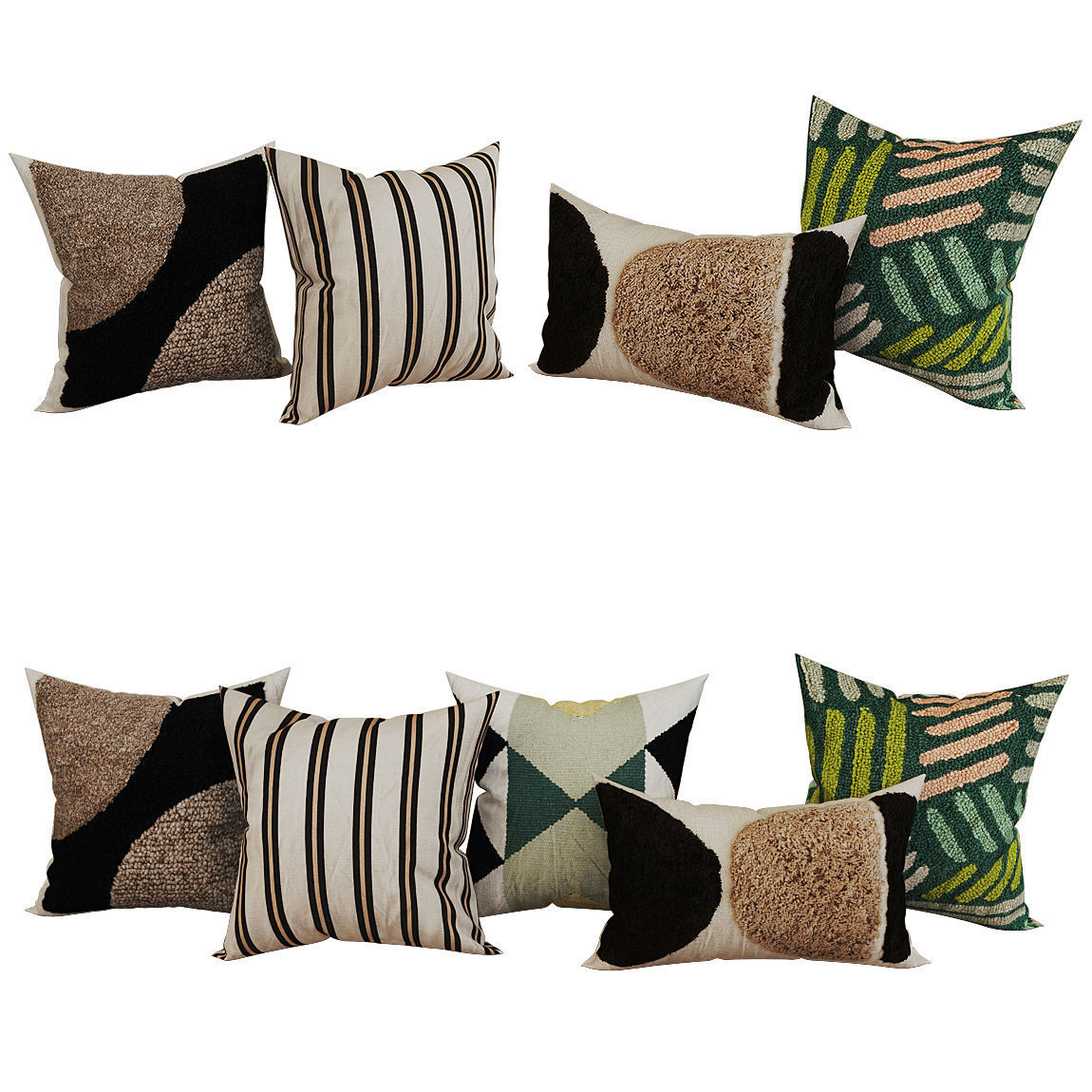 Decorative set pillow vol 5 3D model_5