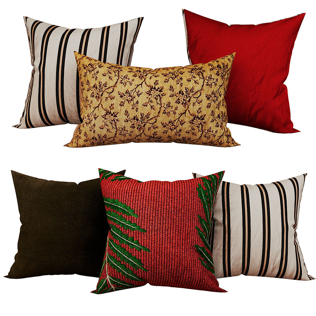 Decorative set pillow vol 5 3D model_14