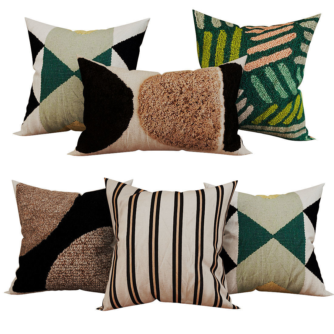 Decorative set pillow vol 5 3D model_6
