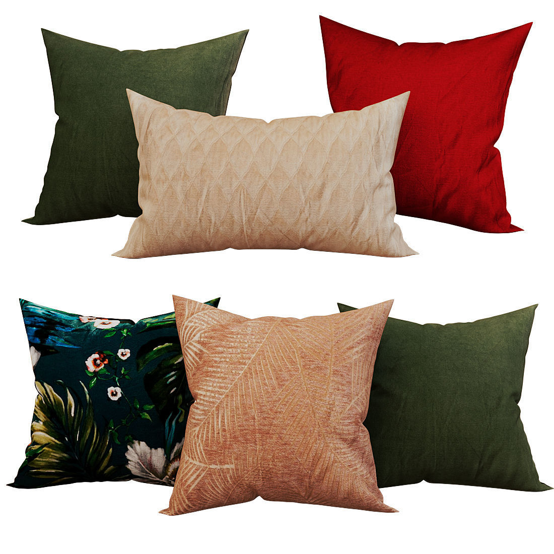 Decorative set pillow vol 5 3D model_4