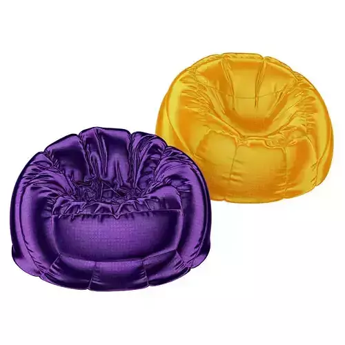 Bean bag Volleyball ball cloth 3D model