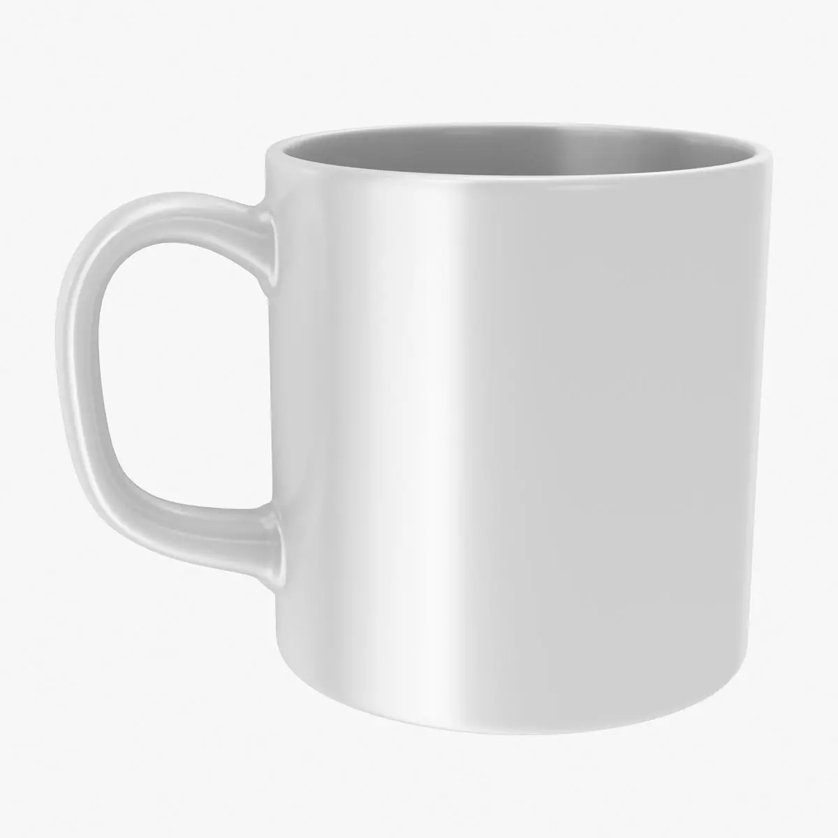 Mug Model coffee Low-poly 3D model_0