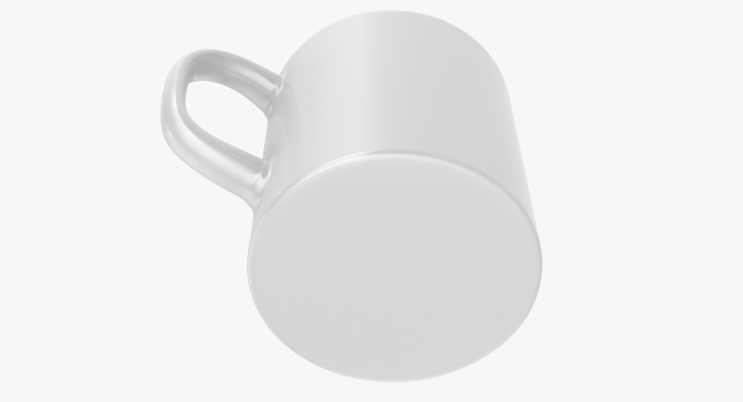 Mug Model coffee Low-poly 3D model_7
