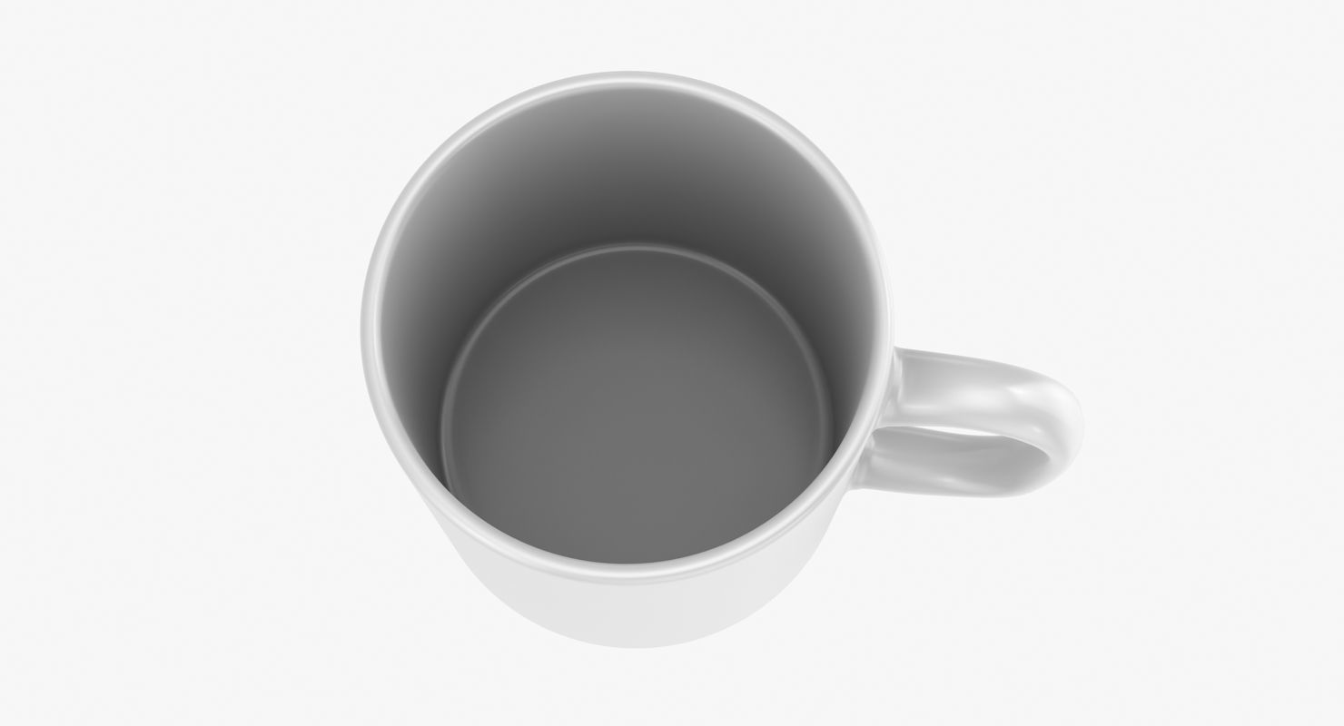 Mug Model coffee Low-poly 3D model_6