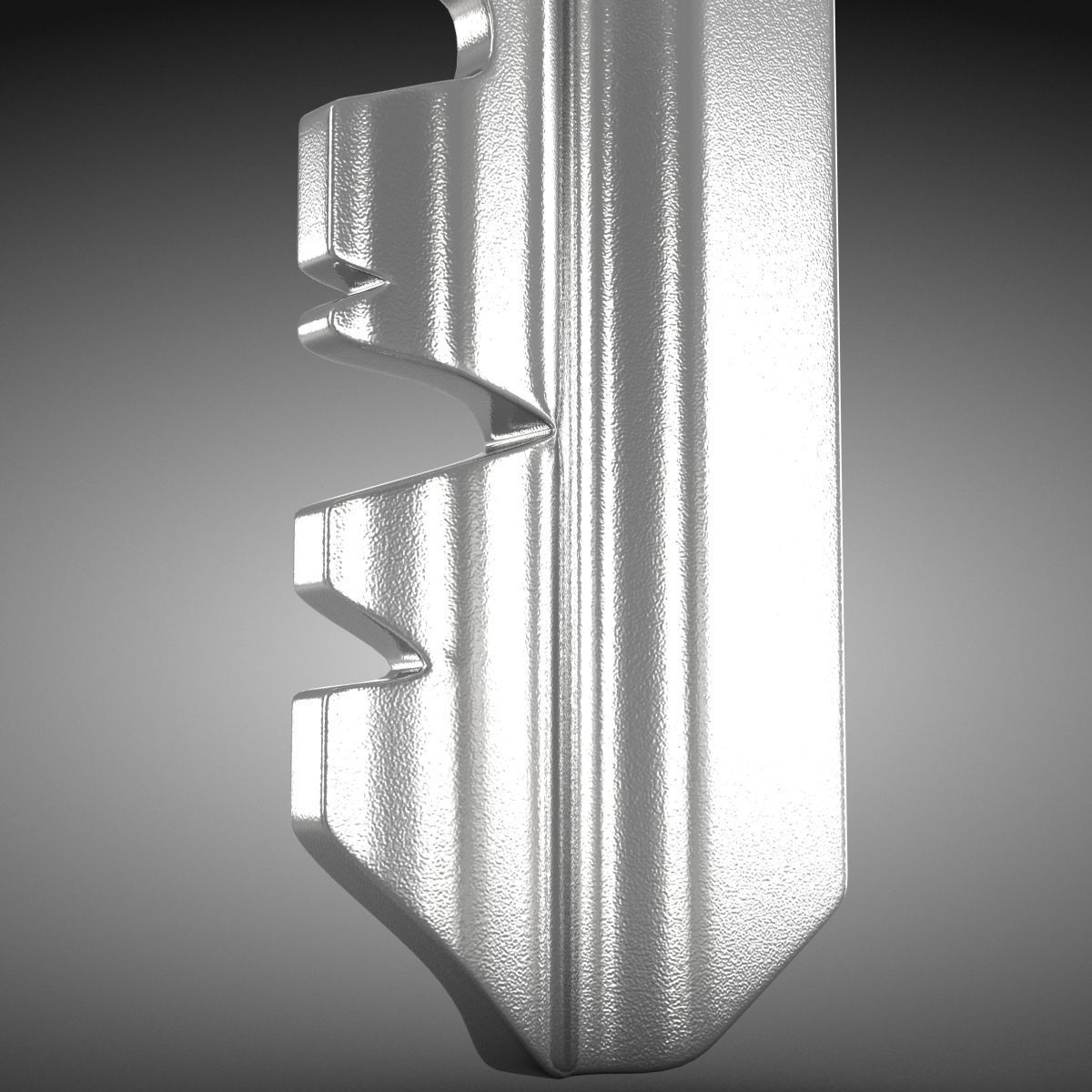 House Key Low-poly 3D model_4