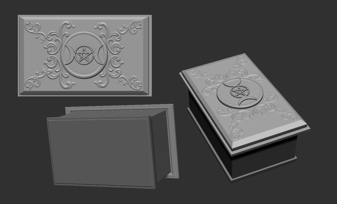 Trinket Boxes 3D print model_4