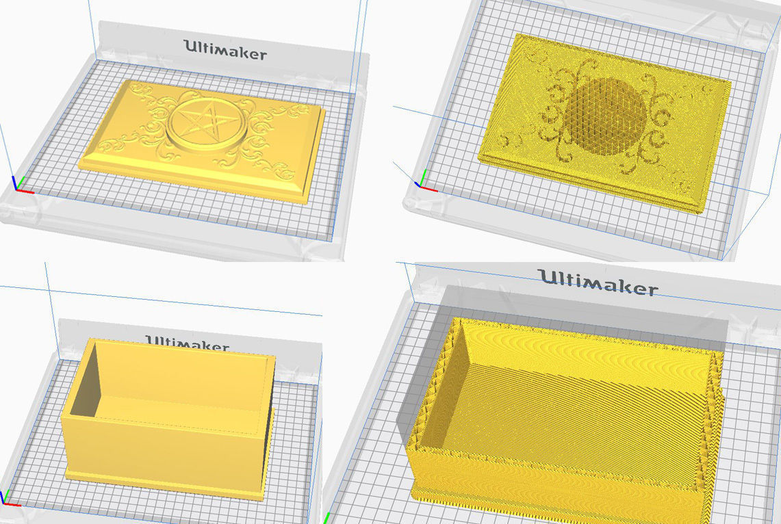 Trinket Boxes 3D print model_3