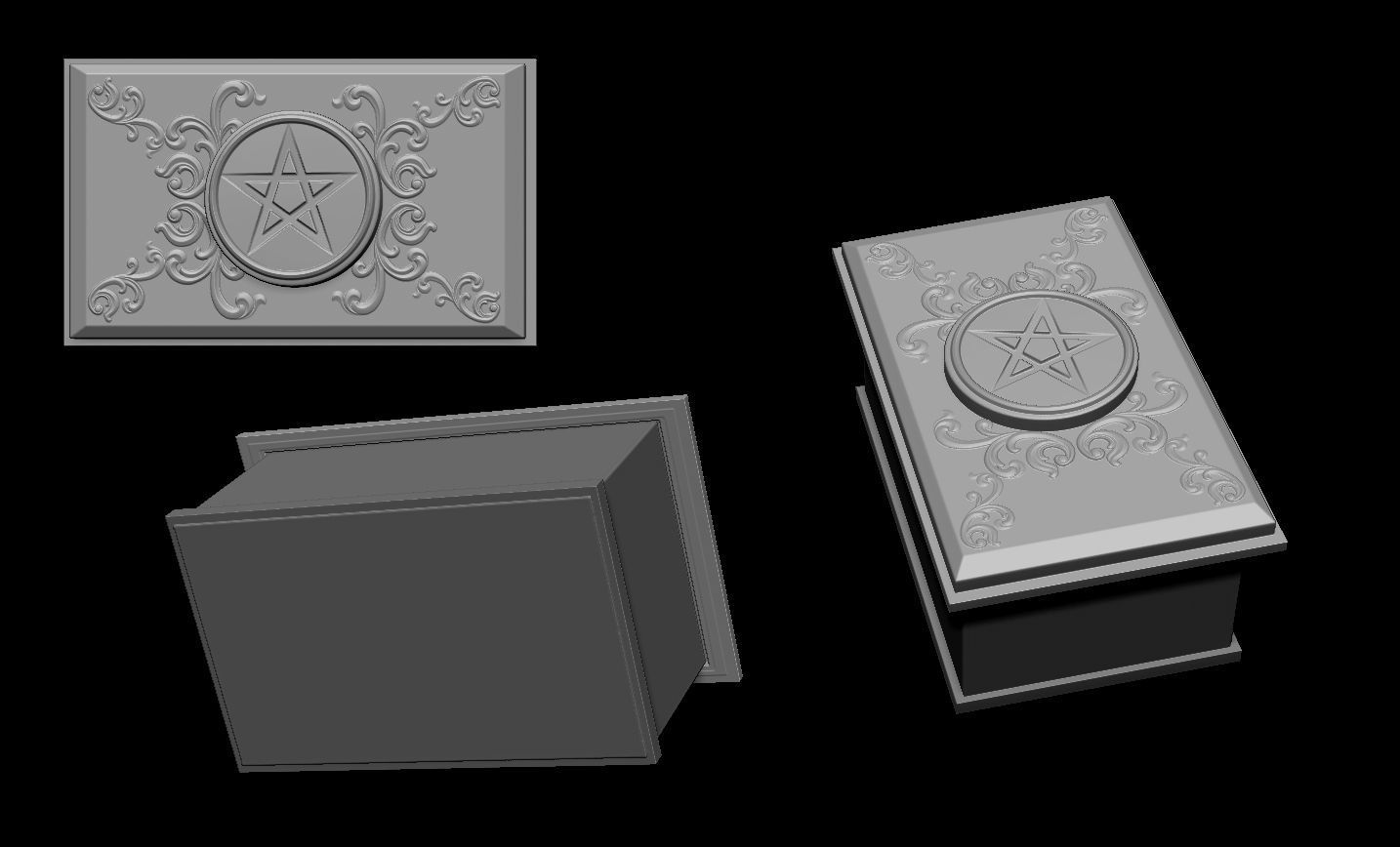 Trinket Boxes 3D print model_1