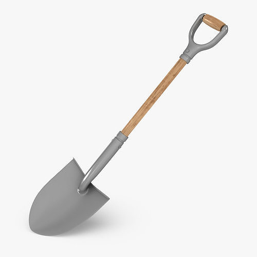 Shovel Low-poly 3D model