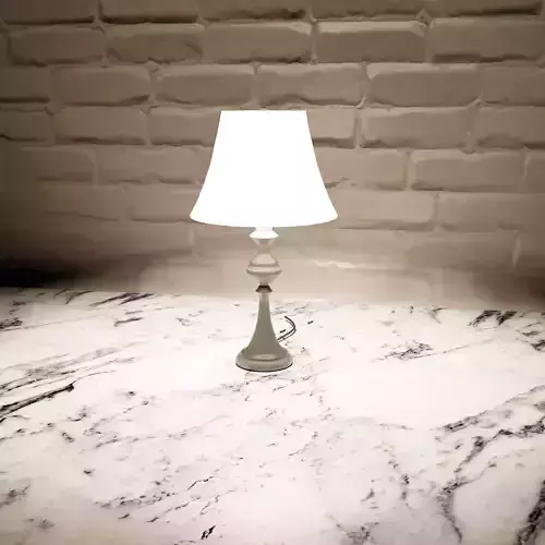 Classic gray lamp