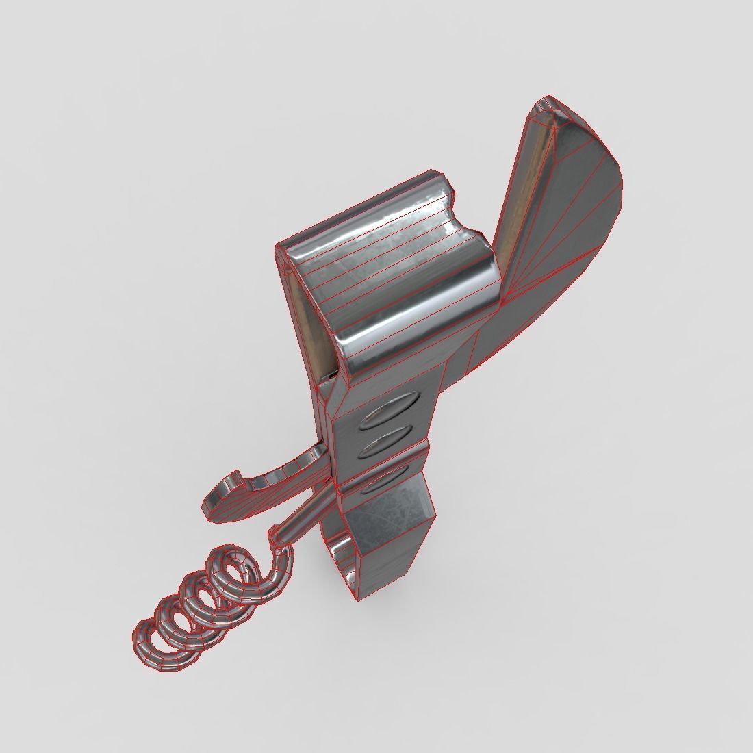 Can Opener 2 Low-poly 3D model_8
