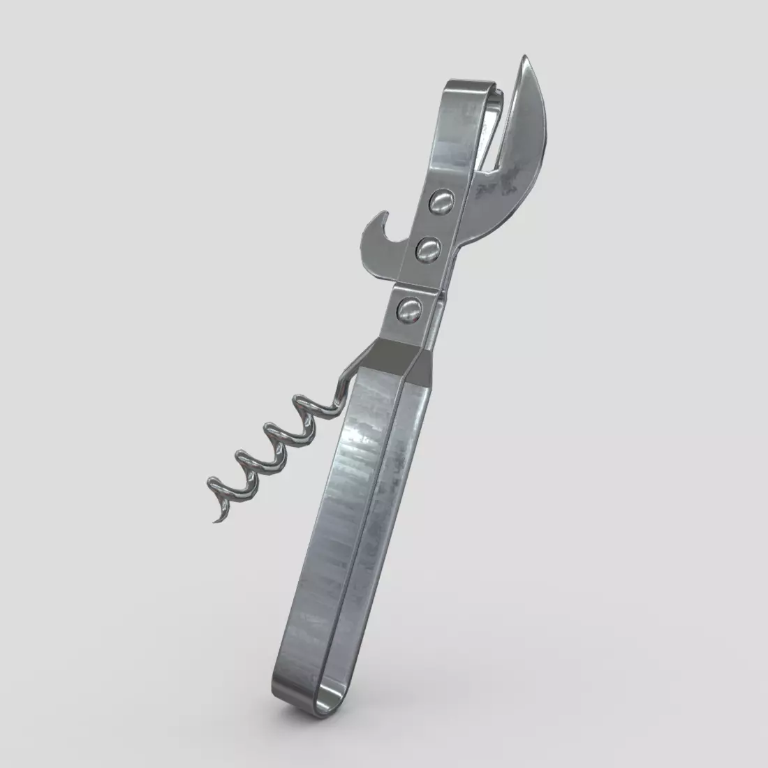 Can Opener 2 Low-poly 3D model_0