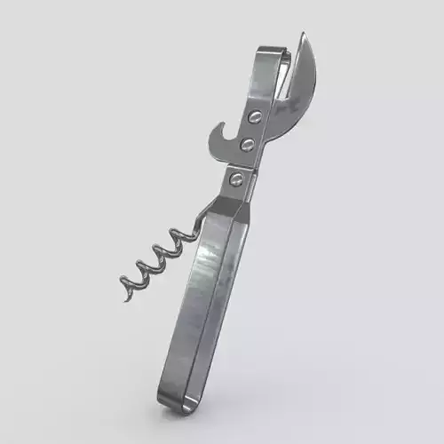 Can Opener 2 Low-poly 3D model