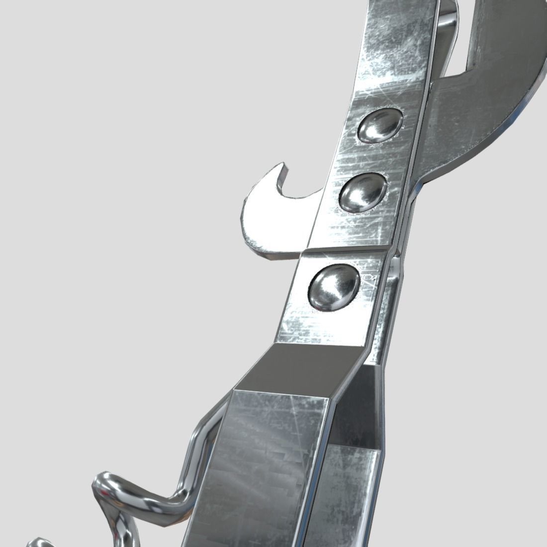 Can Opener 2 Low-poly 3D model_13