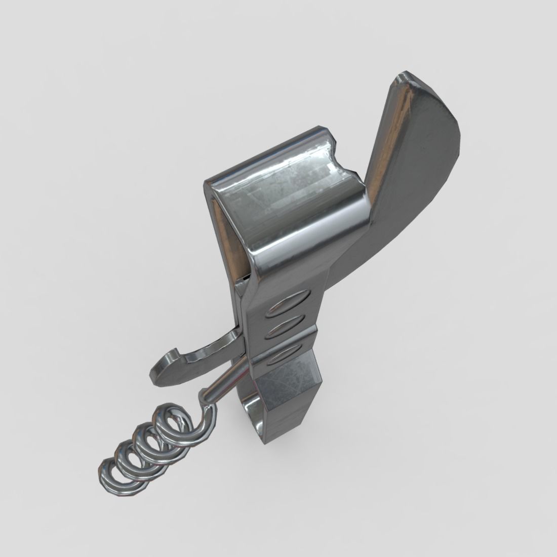 Can Opener 2 Low-poly 3D model_7