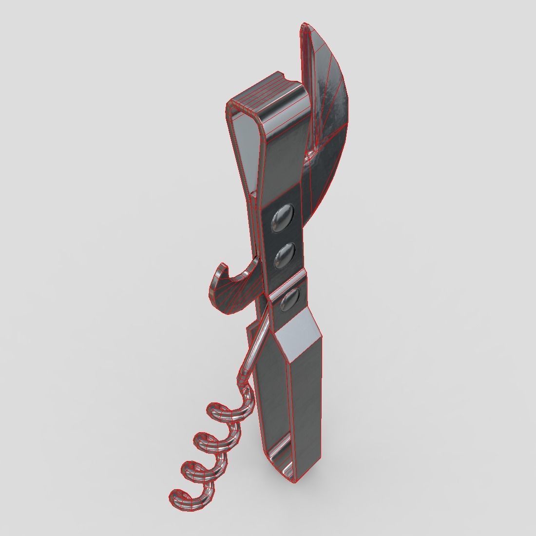 Can Opener 2 Low-poly 3D model_6