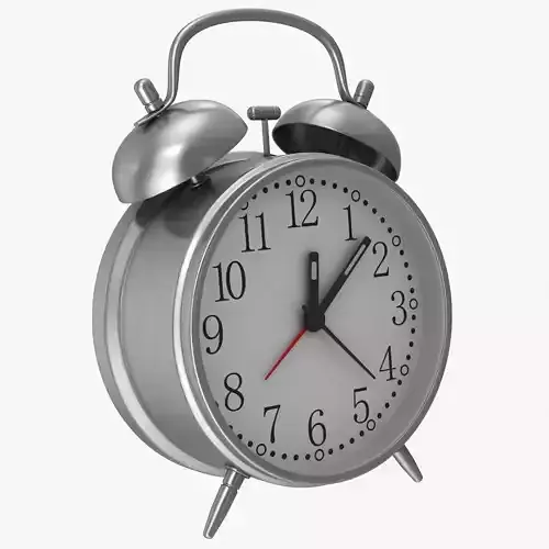 Alarm Clock Low-poly 3D model