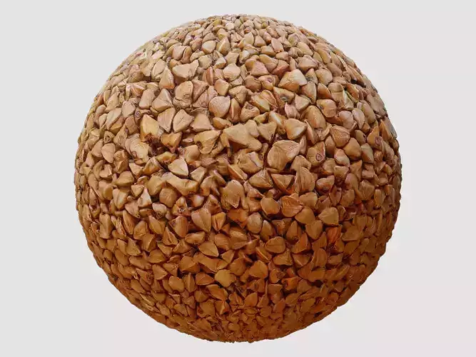 Buckwheat Groats PBR Texture