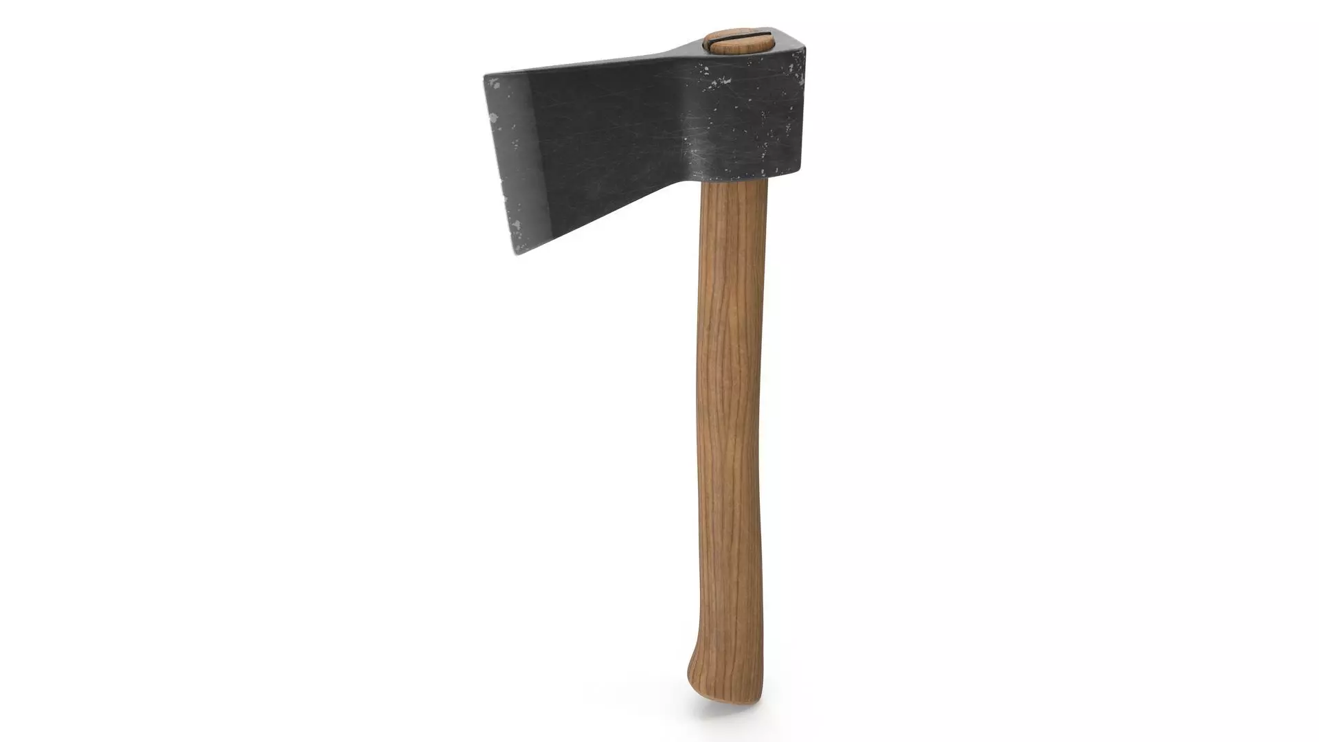 Old Axe Low-poly 3D model_0