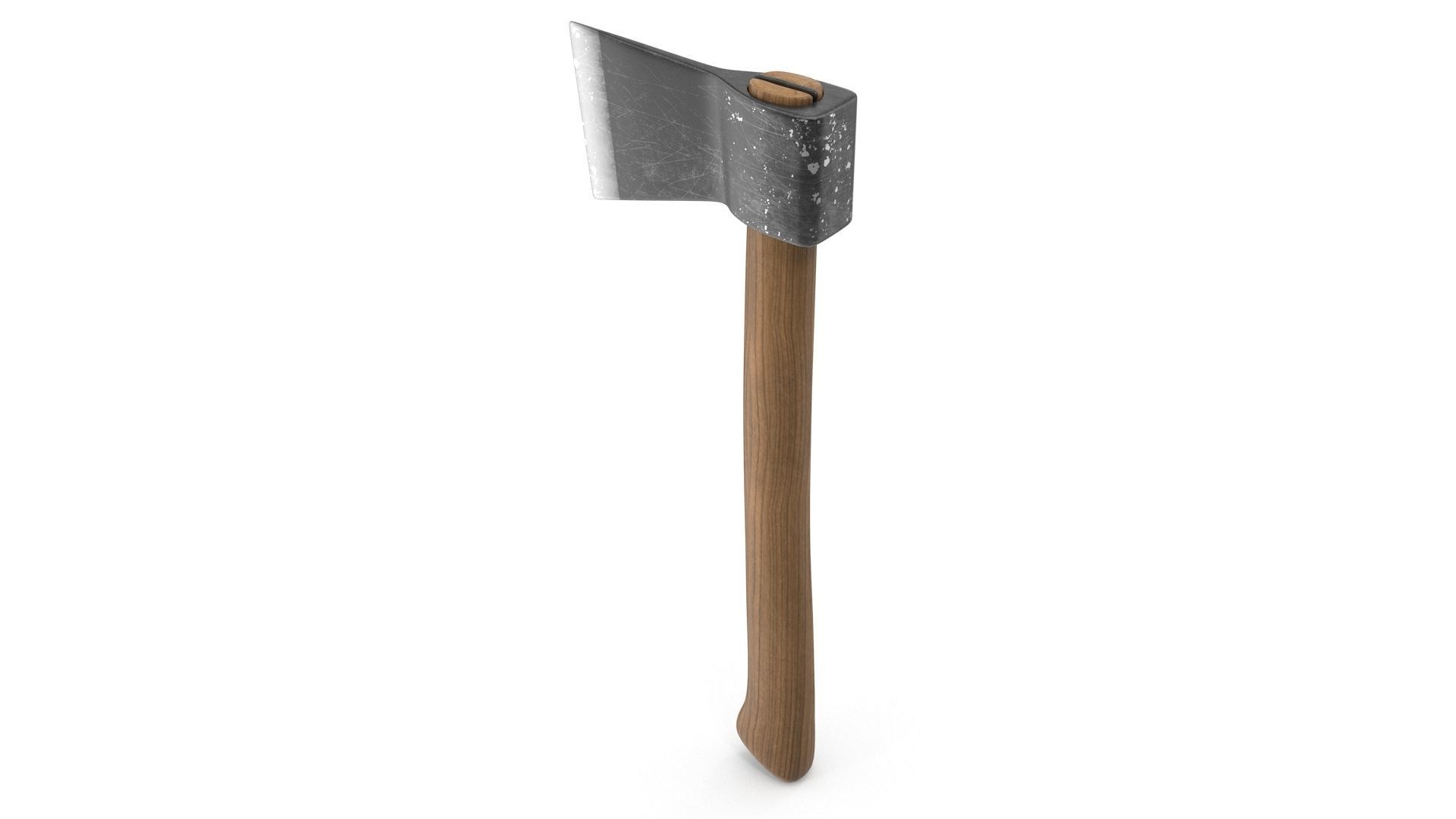 Old Axe Low-poly 3D model_1