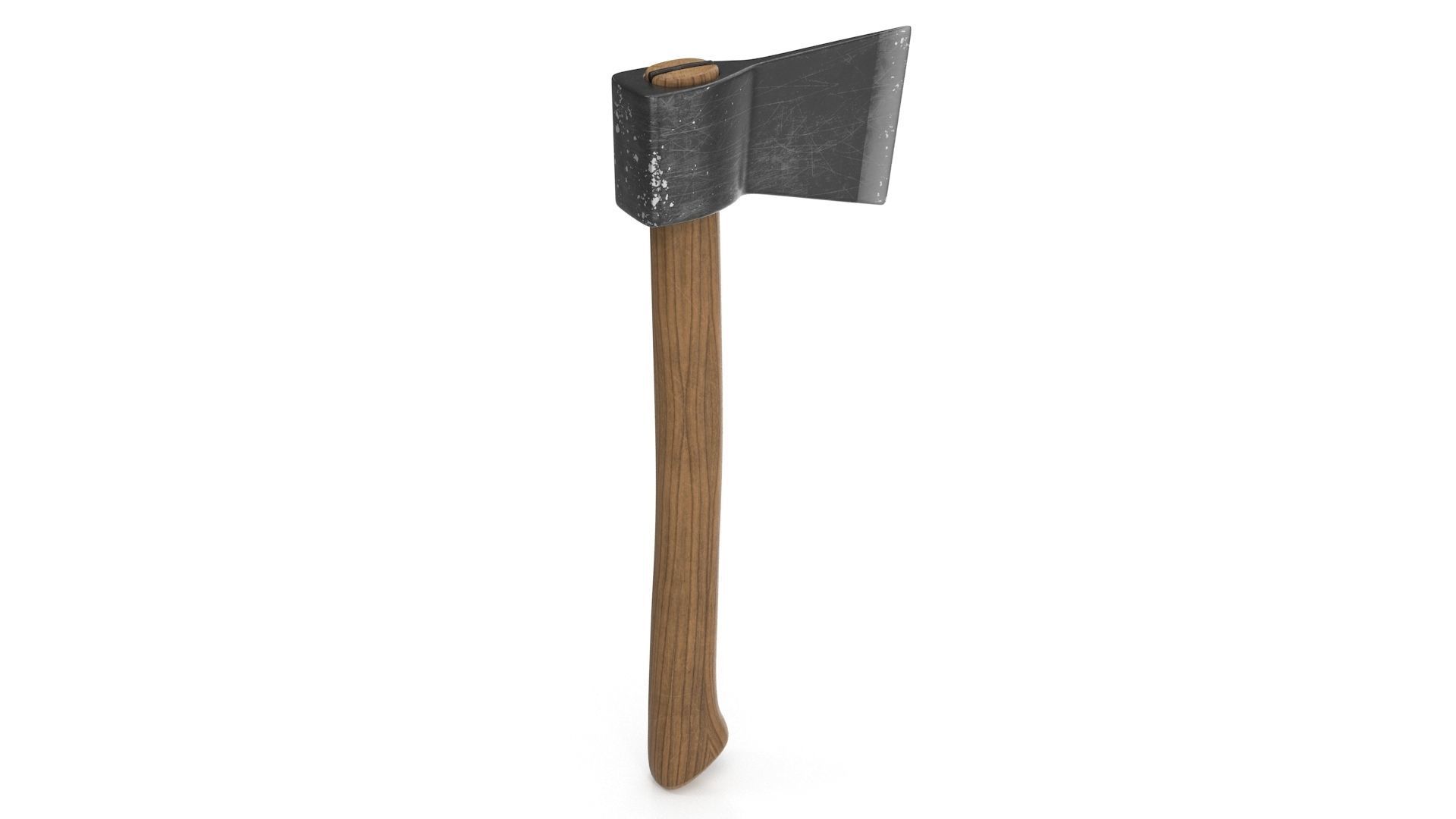 Old Axe Low-poly 3D model_2