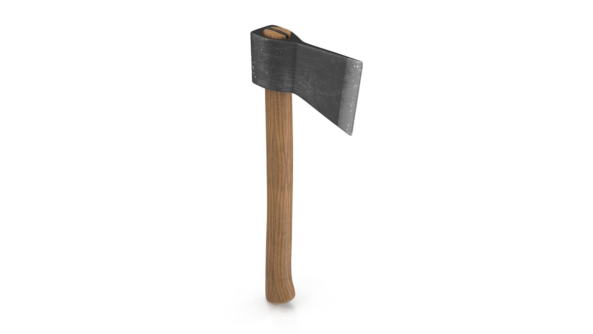Old Axe Low-poly 3D model_3
