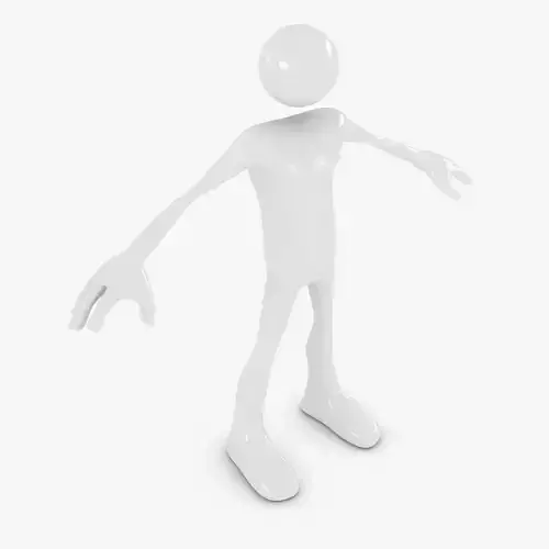 Cartoon Character Low-poly 3D model