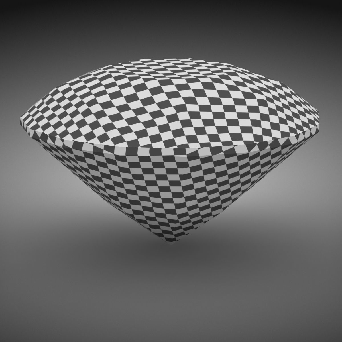 Diamond Low-poly 3D model_6