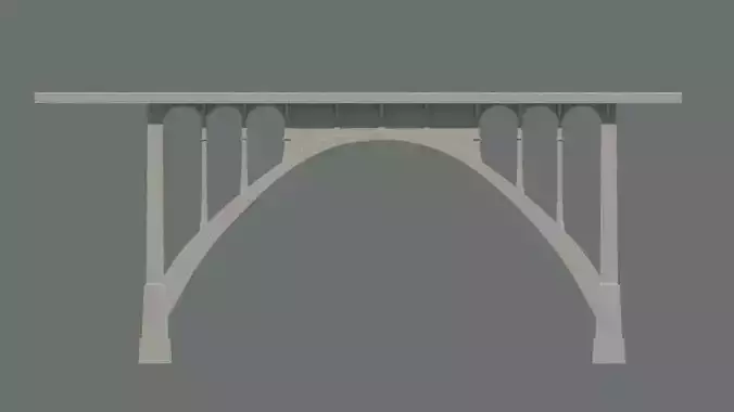 LOW POLY BRIDGE for maya