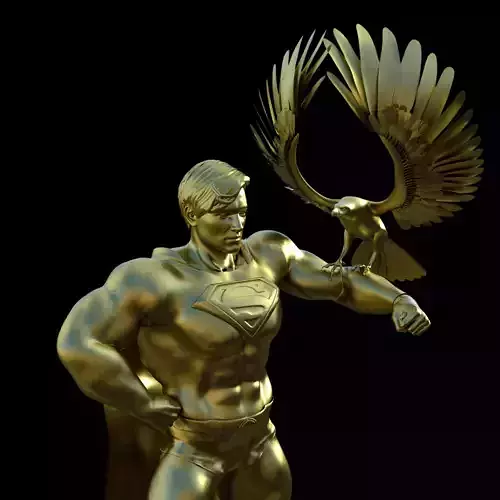 Superman Memorial Statue